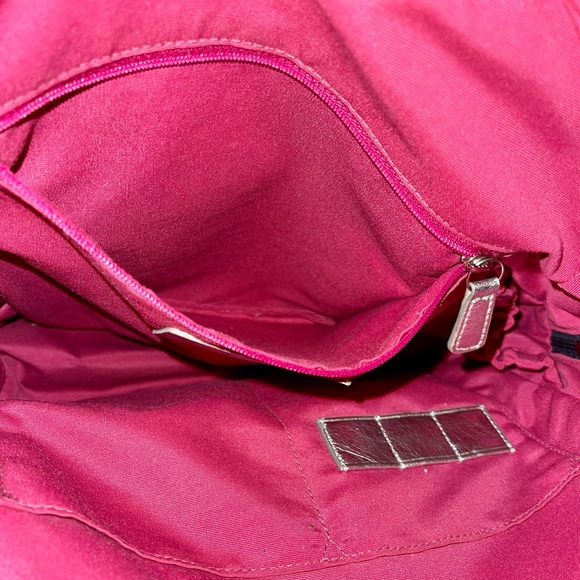 Coach Denim and Silver Backpack - Picture 8 of 10